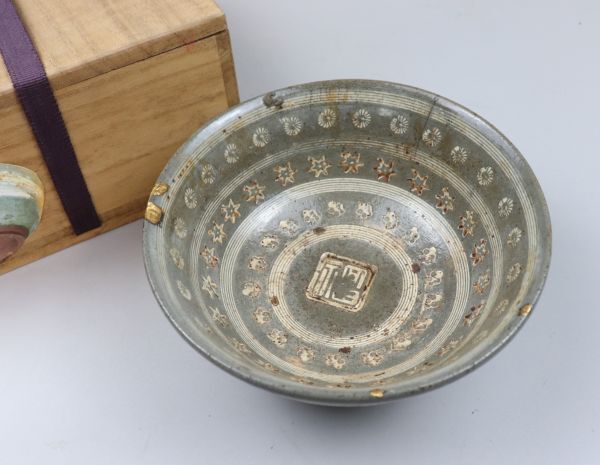 Yahoo!オークション -「三島 茶碗」(李朝) (中国、朝鮮半島)の Yahoo!オークション -「三島 茶碗」(李朝) (中国、朝鮮半島)の