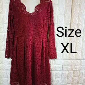 XLサイズ ミディアムドレス