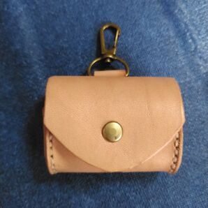 Bluetoothイヤホンケース ハンドメイド 栃木レザー