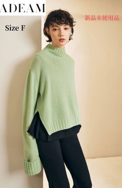 【ADEAM】25新作 Macaron Sweater カシミヤ100% F