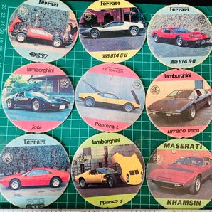 面子(メンコ) スーパーカー 9種類