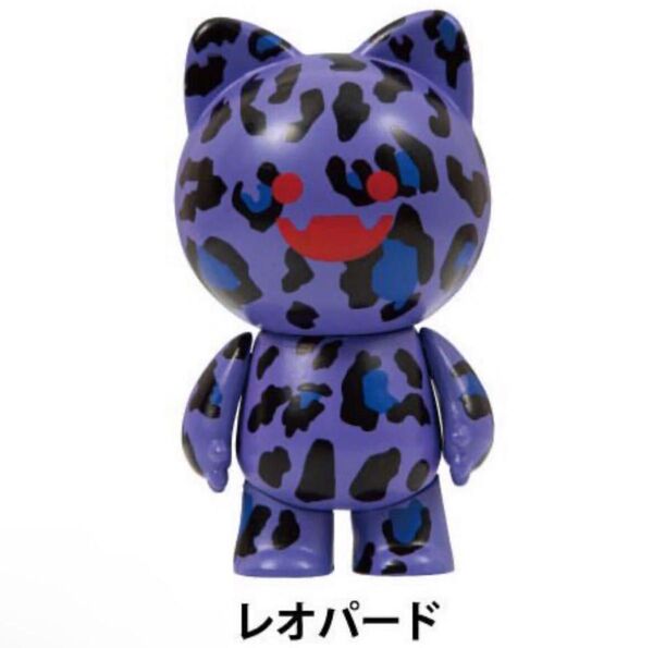 キャットマンション 猫屋敷 可動式マスコットフィギュア レオパード ガチャ クオリア