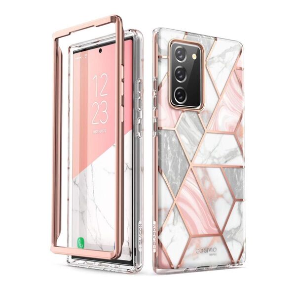 Galaxy Note20用 ケース 両側フレーム バンパー ケース 二重構造 おしゃれ 耐衝撃