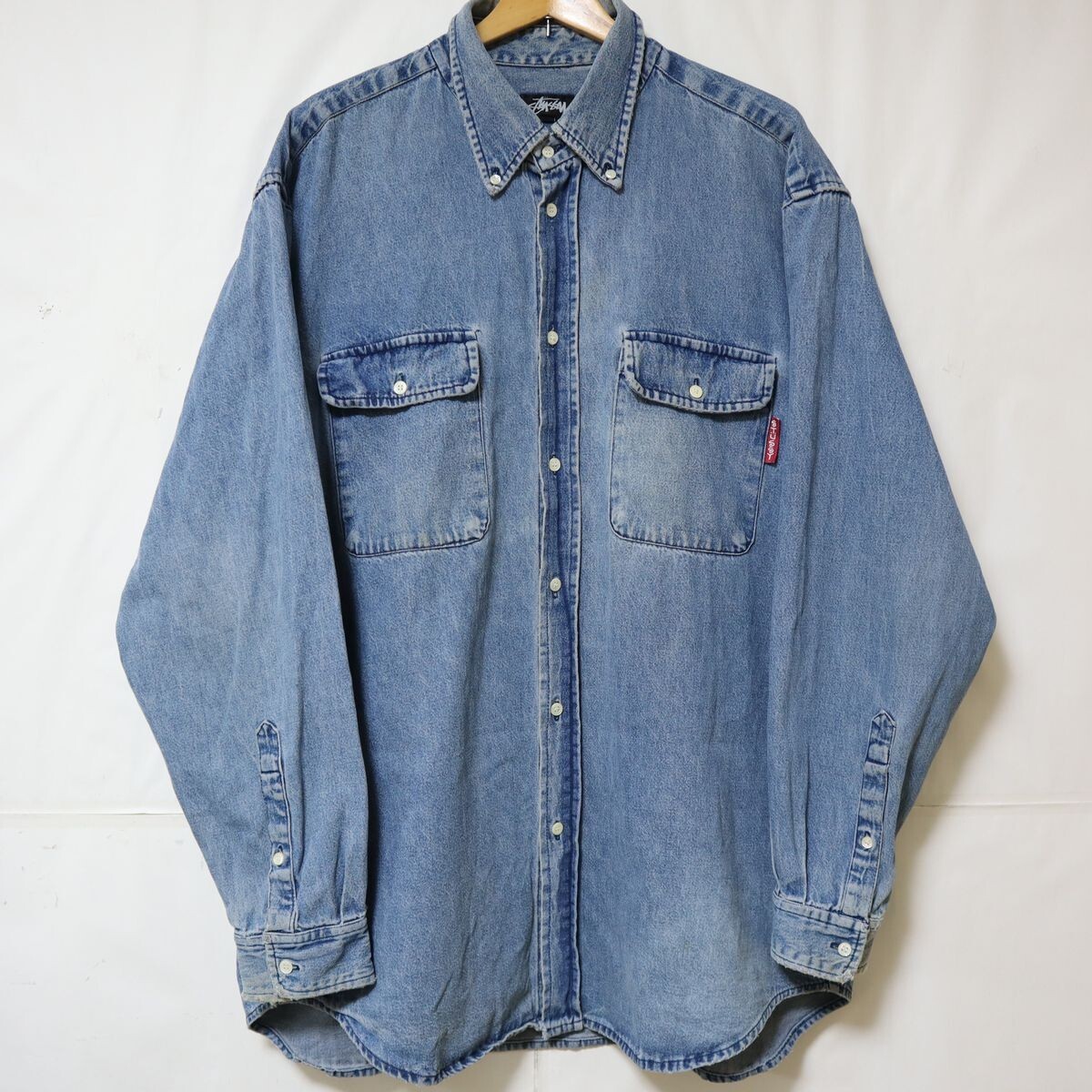Yahoo!オークション -「stussy 80s」(長袖シャツ) (男性用)の Yahoo!オークション -「stussy 80s」(長袖シャツ) (男性用)の