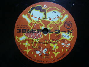 ■SP盤レコード■リ355(A)　松島トモ子　グッド・モーニング青い空　レモンと卵