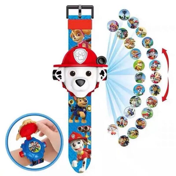 パウパトロール プロジェクションウォッチ 腕時計 キッズ 子供 おもちゃ マーシャル