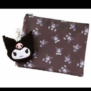 mini ミニ 2025年 1月号 【付録】 クロミ もこもこポーチチャーム&総柄ポーチ 2点セット