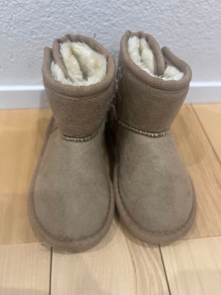 ブーツ キッズ 14cm BdeR ムートンブーツ風