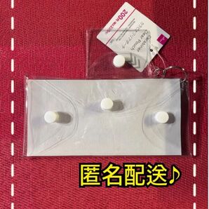 【タグ付き】ダイソー カラビナ クリアポーチ 1 個