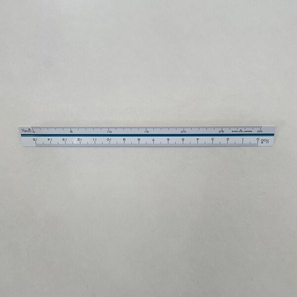 15cm 三角スケール 建築士用 ドラパス