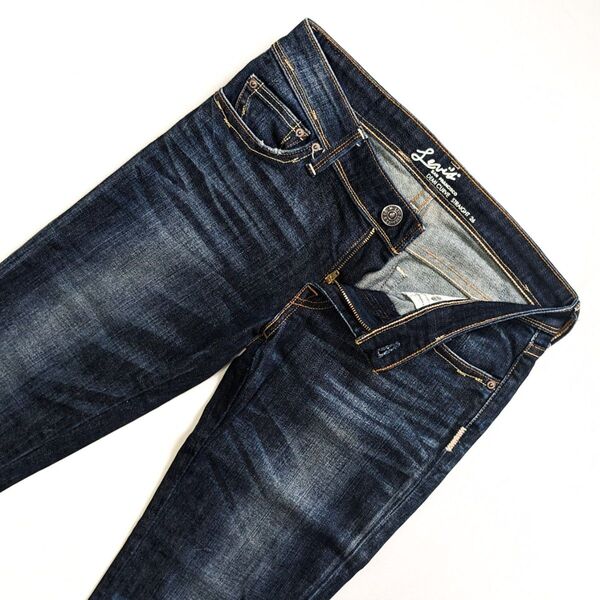 リーバイス levi's ユーズド加工 スリム ストレッチ デニム ジーンズ