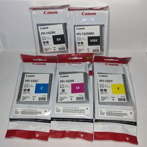 PFI-102 5色セット■CANON純正インク キヤノン