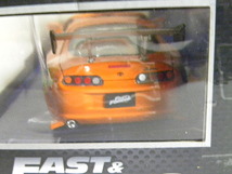 FAST&FURIOUS WILD SPEED BRIAN&TOYOTA SUPRA METALS DIECAST_画像5