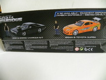 FAST&FURIOUS WILD SPEED BRIAN&TOYOTA SUPRA METALS DIECAST_画像7