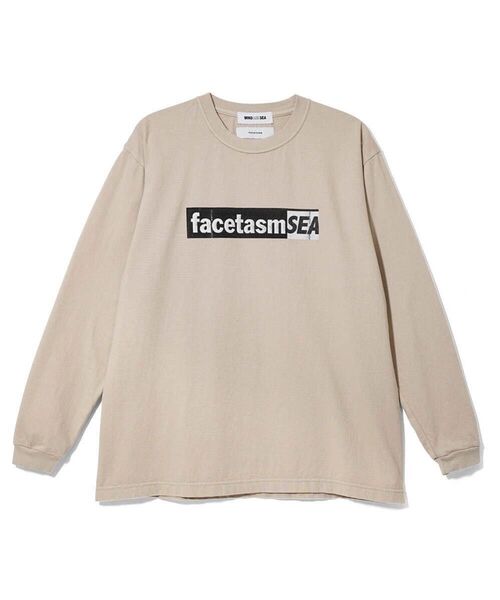 WIND AND SEA x FACETASM L/S Tee "Beige"