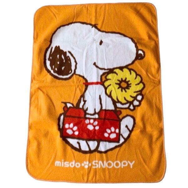 ミスタードーナツ スヌーピー ブランケット オレンジ PEANUTS
