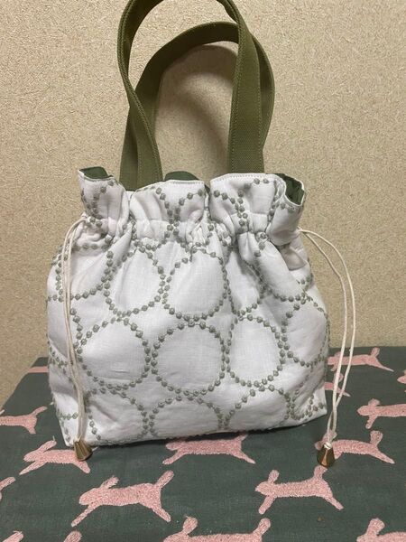 ミナペルホネン ハンドメイド 巾着バッグ 巾着 バッグ