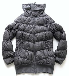  Gap down coat down jacket lady's gray light weight GAP volume color .881