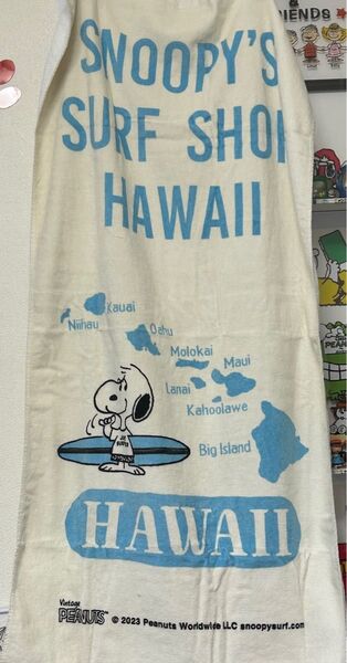 スヌーピー サーフショップ ビーチタオル 新品 未開封品