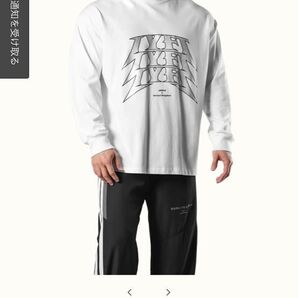 LYFT METAL LOGO BIG LONG SHIRT WHITE