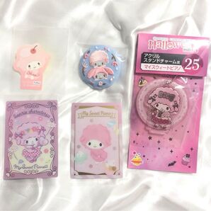 ピアノ 5点セット まとめ ウエハース 缶バッジ キーホルダー アクスタ シール