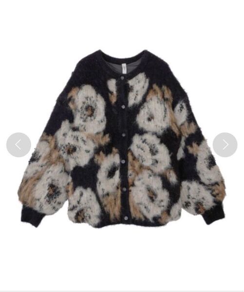 AMERI VERONICA JACQUARD KNIT CARDIGAN 新品