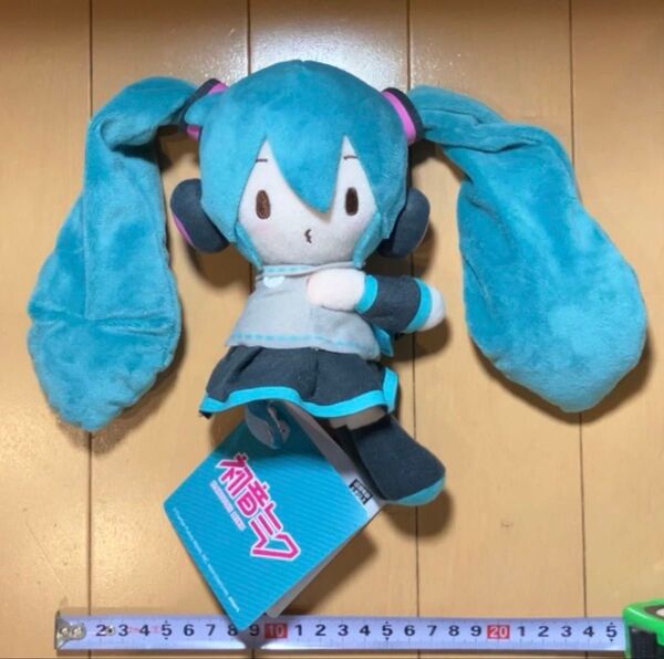 初音ミクシリーズ ふわぷち くっつきぬいぐるみ 初音ミク 口尖らせver.