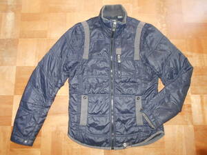 【特別価格】★G-STAR RAW no.8350-148-881 スタンドカラーキルティングジャケット★紺sizeS★