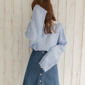 新品☆ミーサリーナ モヘアニット 長袖ロンTセット