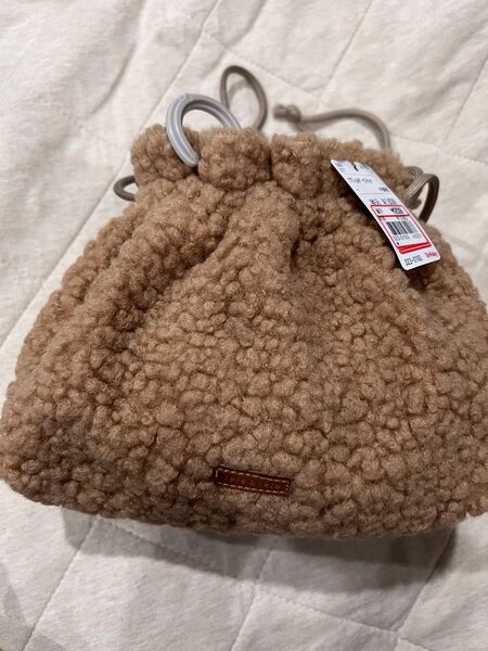 バースデイ テータテート もこもこ バッグ 巾着