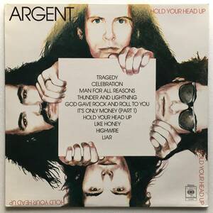 ARGENT「HOLD YOUR HEAD UP」UK ORIGINAL CBS CBS 31640 '78