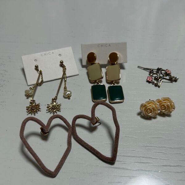 ピアス まとめ売り 5点セット