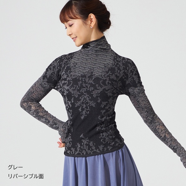 チャコット. リバーシブルハイネックトップ3112.M/新品未開封品/即決