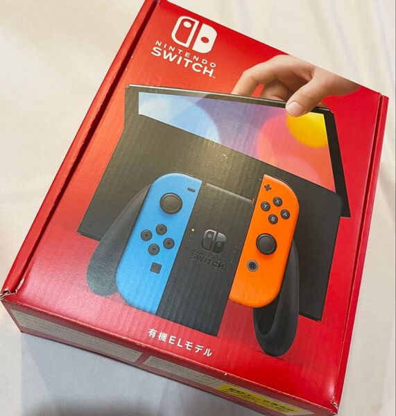 Nintendo Switch 有機ELモデル マリオカートのJoy-Conハンドル2個付き