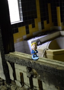 fallout3 Vault Boy ボブルヘッド フィギュア　フォールアウト３　非売品　予約特典　ベセスダ