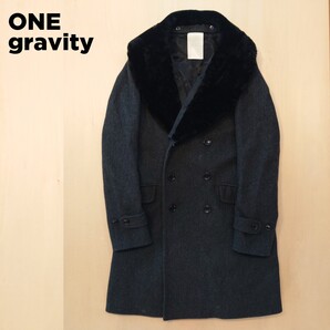 ONE Gravity ジャケット コート ウール 日本製 猪股裕樹 ワングラビティ ムートン サイズM 2410