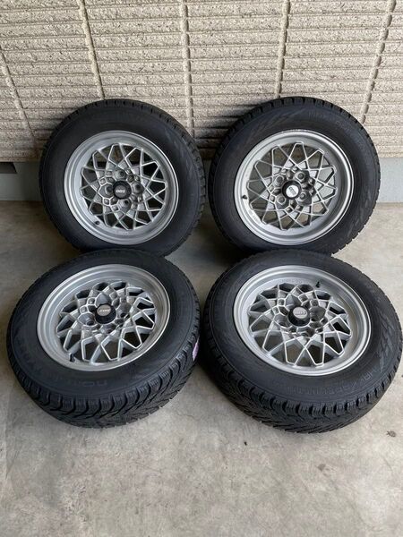 BBS MAHLE-BBS 14インチホイールセット Nokianタイヤ付き ゴルフ/ゴルフ2