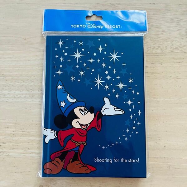東京ディズニーリゾート ディズニーランド TDL ファンタジア ミッキー ノート 未使用品 魔法使い 弟子