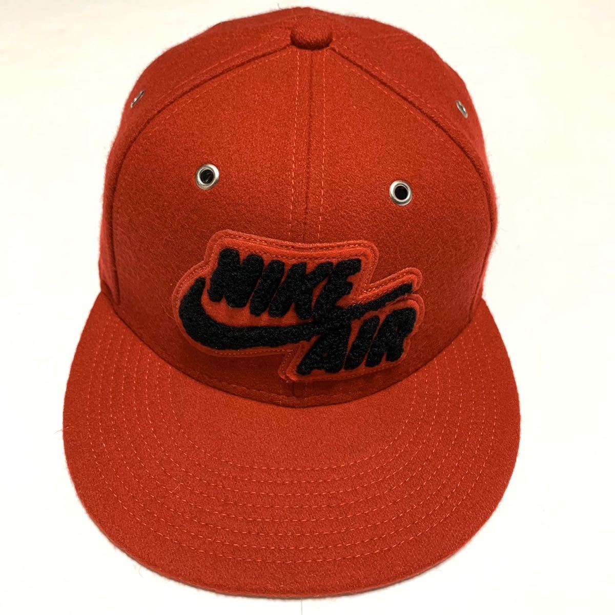 NIKE ナイキ ロゴ バック レザー ベルト キャップ cap 帽子 ウール