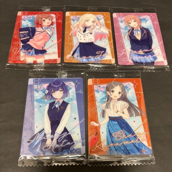 学園アイドルマスター ウエハース No.6 9 10 11 12 生徒会セット カード
