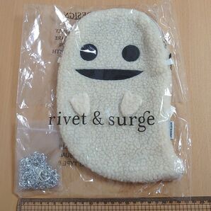 リベットアンドサージ rivet&surge ノベルティ おばけ ポシェット ポーチ 新品・未開封・タグ付き