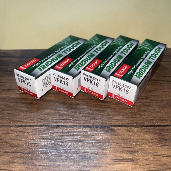 新品 正規品 V9110-5647 VFK16 4本セット DENSO イリジウム タフ トヨタ アクア デリカ カローラ