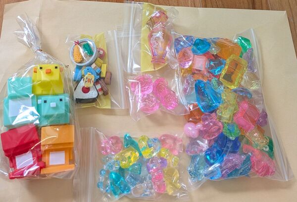 消しゴムの小物セット 恐竜セット アクリルストーンセット