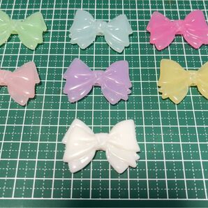 リボンアクリルビーズ【1つ30円】