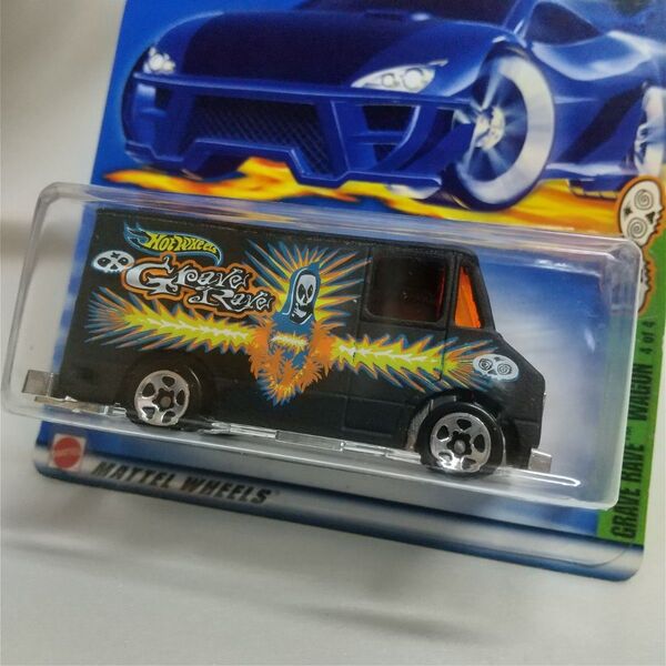 ホットウィール GRAVE RAVE WAGON グレイブレイブワゴン 黒