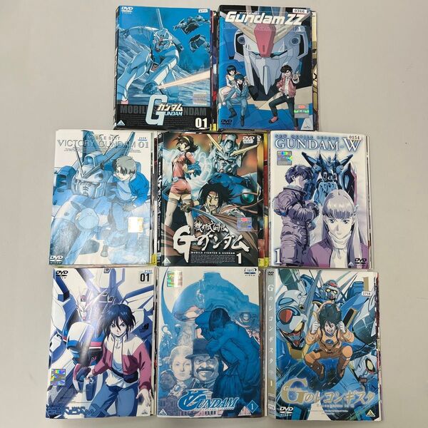 ガンダムシリーズ8作品 まとめ売り DVD 全巻セット レンタル落ち
