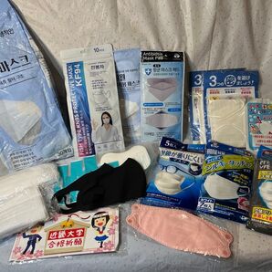 ★ 未使用 マスク 大量 3D 立体マスク 防護マスク 近畿大学合格祈願 等