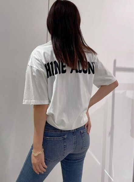 新品 タグ付き GYDA Tシャツ 【安斉星来コラボ】SHINE ALONE BIG Tシャツ 半値位以下