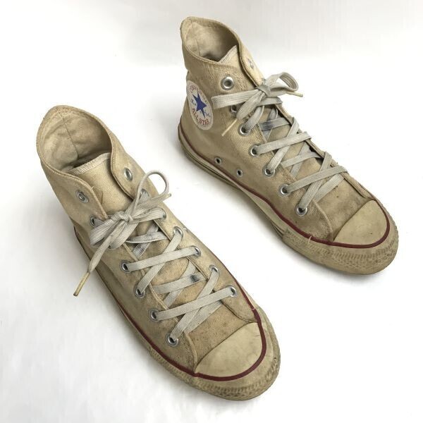 USA製☆CONVERSE/コンバース☆All STAR/ハイカットスニーカー【4.5/23.0/ivory/beige】boots/sneakers/Shoes/trainers◇bWB119-6