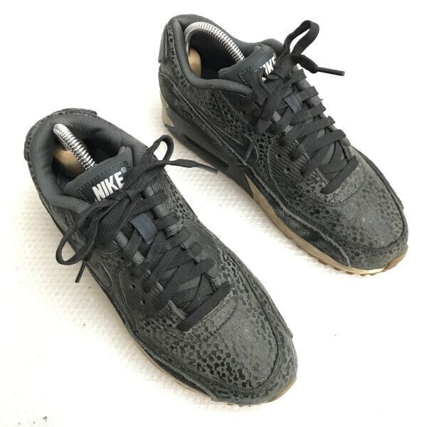 ナイキ/NIKE☆Wmns Air Max 90/スニーカー【size:23.5/暗緑×黒】443817-006/sneakers/Shoes/trainers◇bE-088